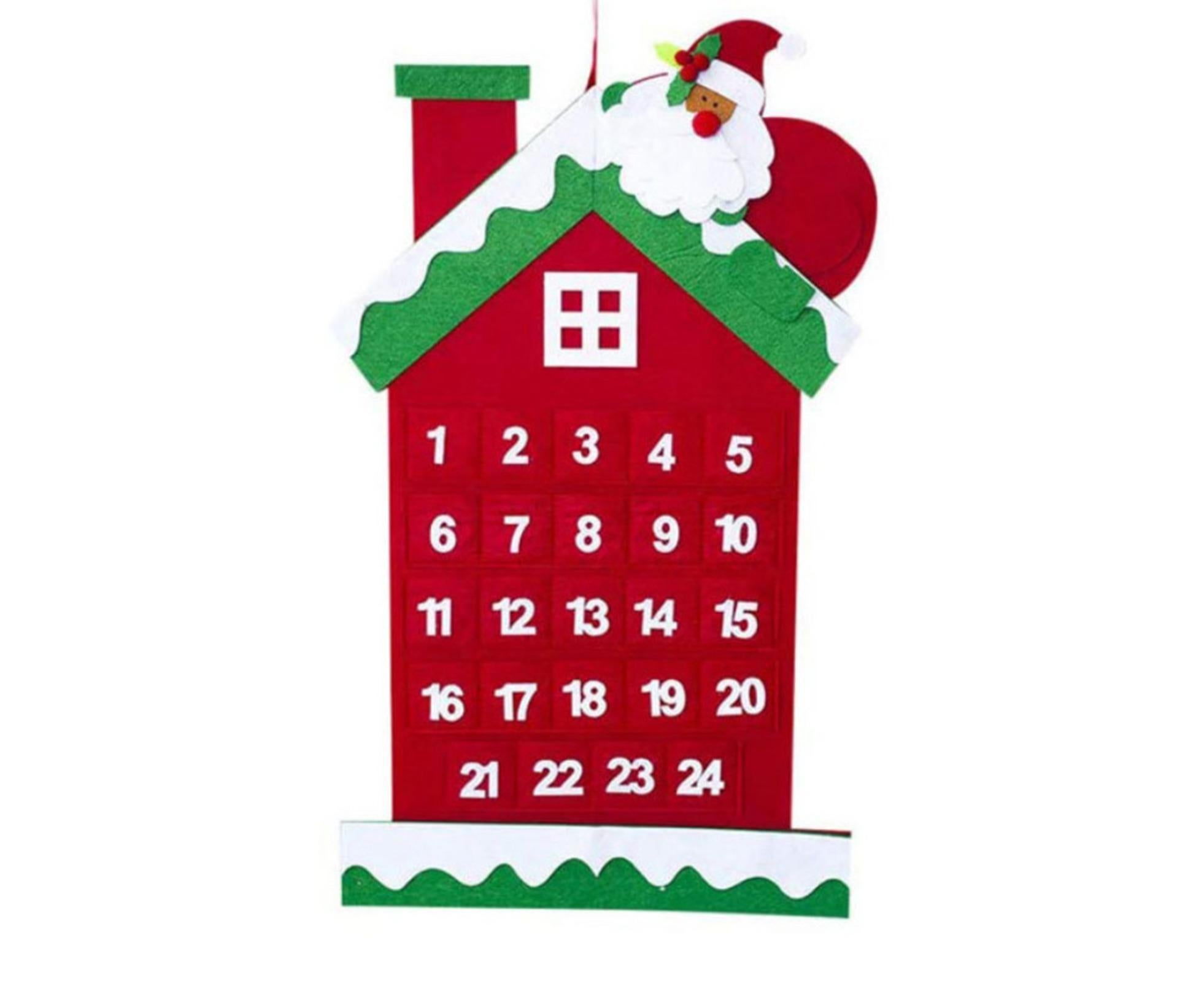 Xmas Tree Wall Calendar Fine Workmanship-B