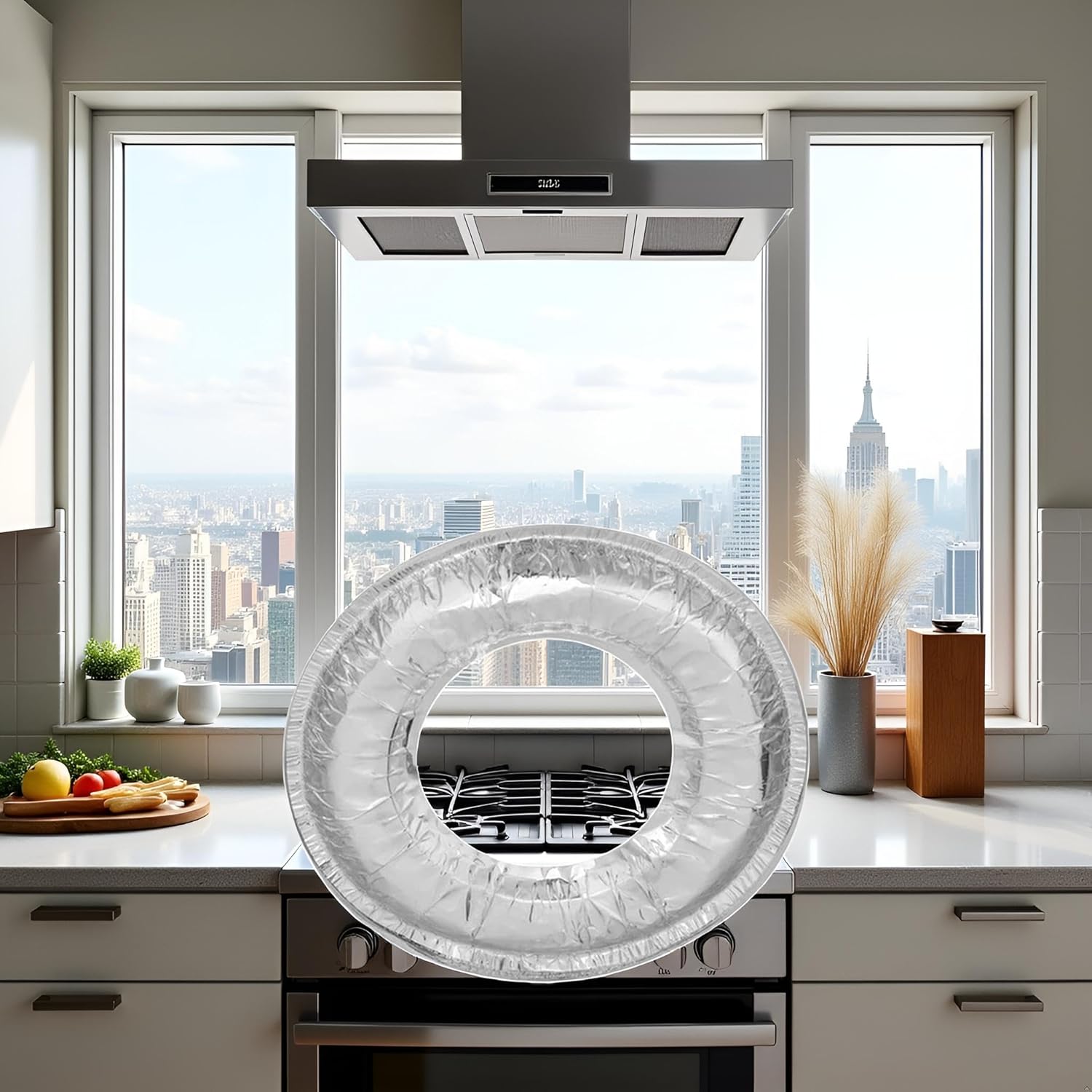 10 Pcs Round Aluminum Foil Stove Burner Covers Disposable Heavy Thick Quality Bib Liners Drip Pans Gas Range Top Protectors Accessories — image 3