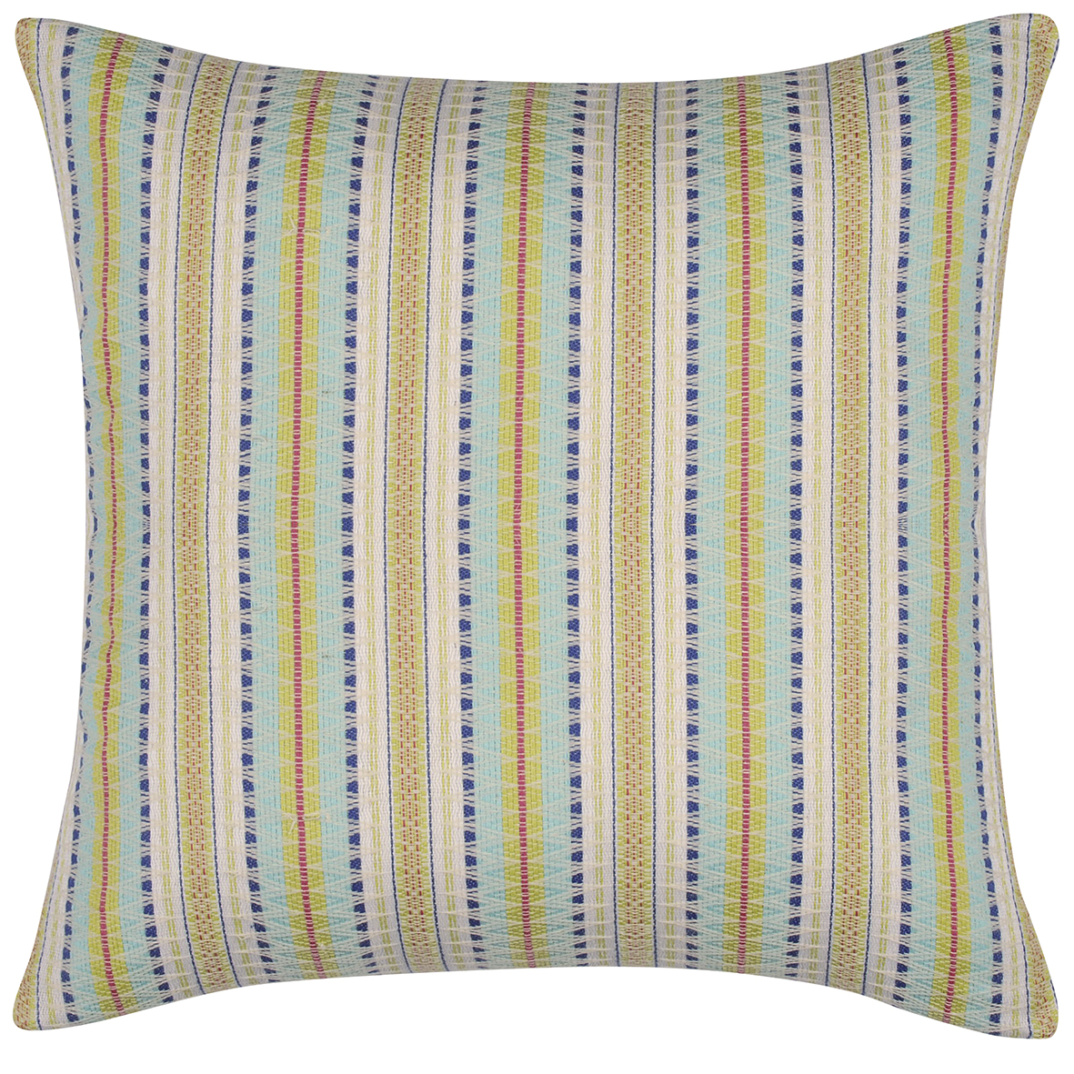 Pack of 4 Finn Yellow Multicoloured Retro Cushion Cover — image 2