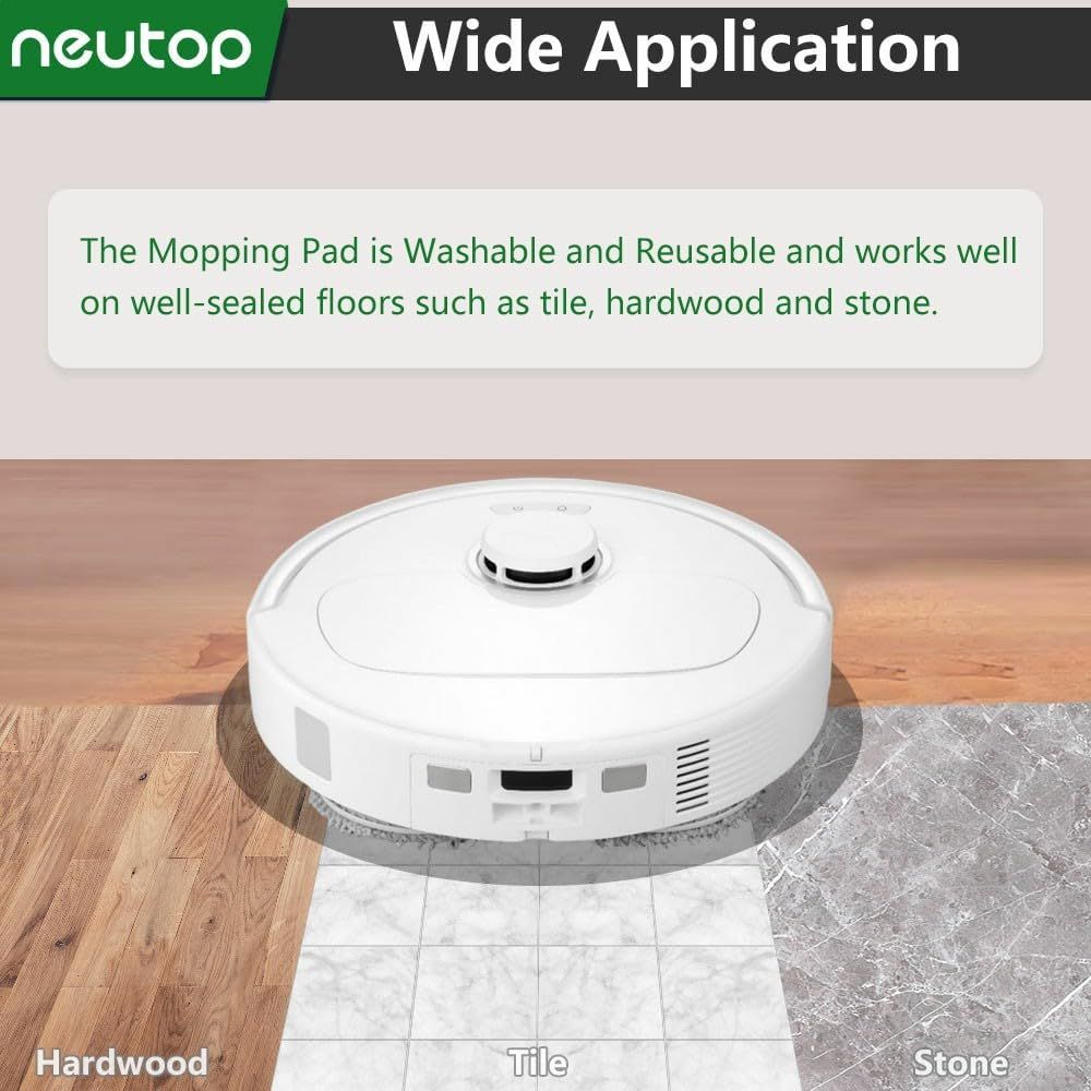 Replacement Mopping Pads Compatible with Q Revo, Qrevo MaxV/S/Pro/Master/Slim/Edge/Curv/S5V/2R3W, QV 35A, QV 35S, Saros 10R Robot Vacuums Parts Accessories โ image 6