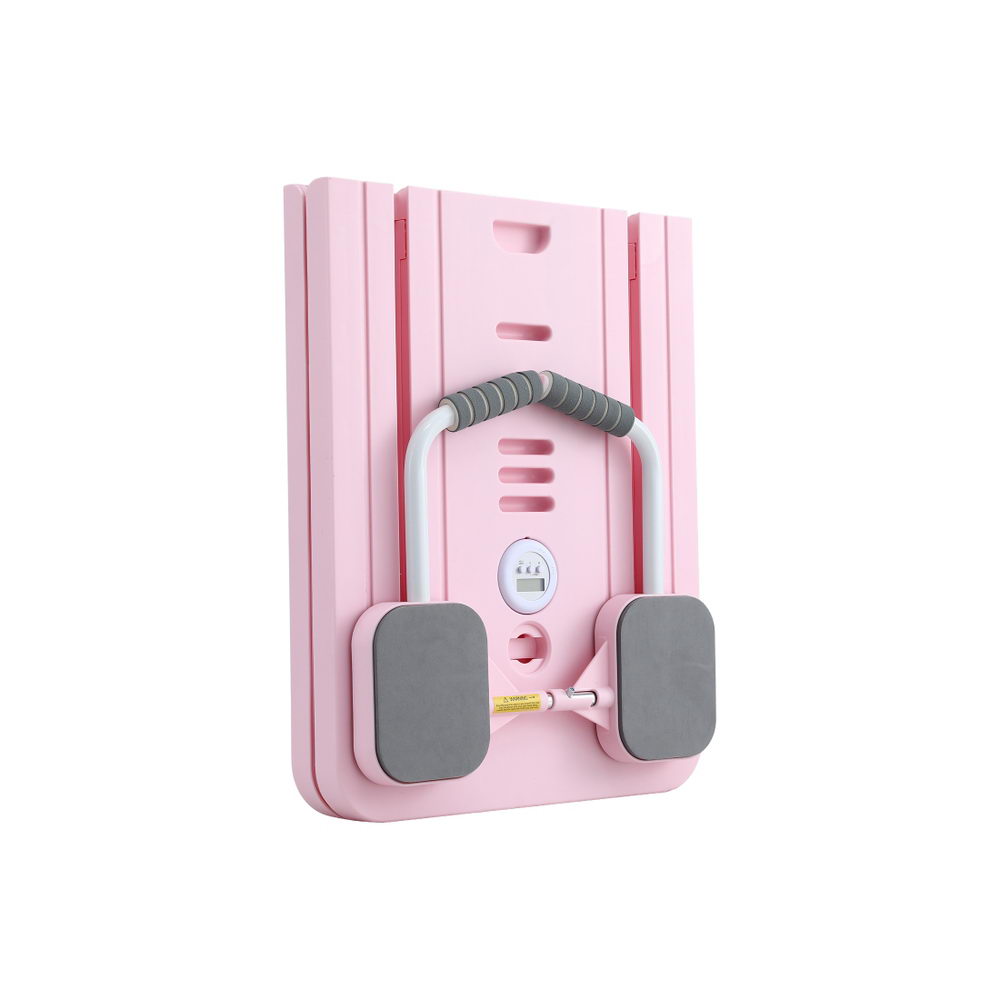 Everfit Pilates Board Foldable Reformer Multi Functional Exercise Trainer Pink — image 3