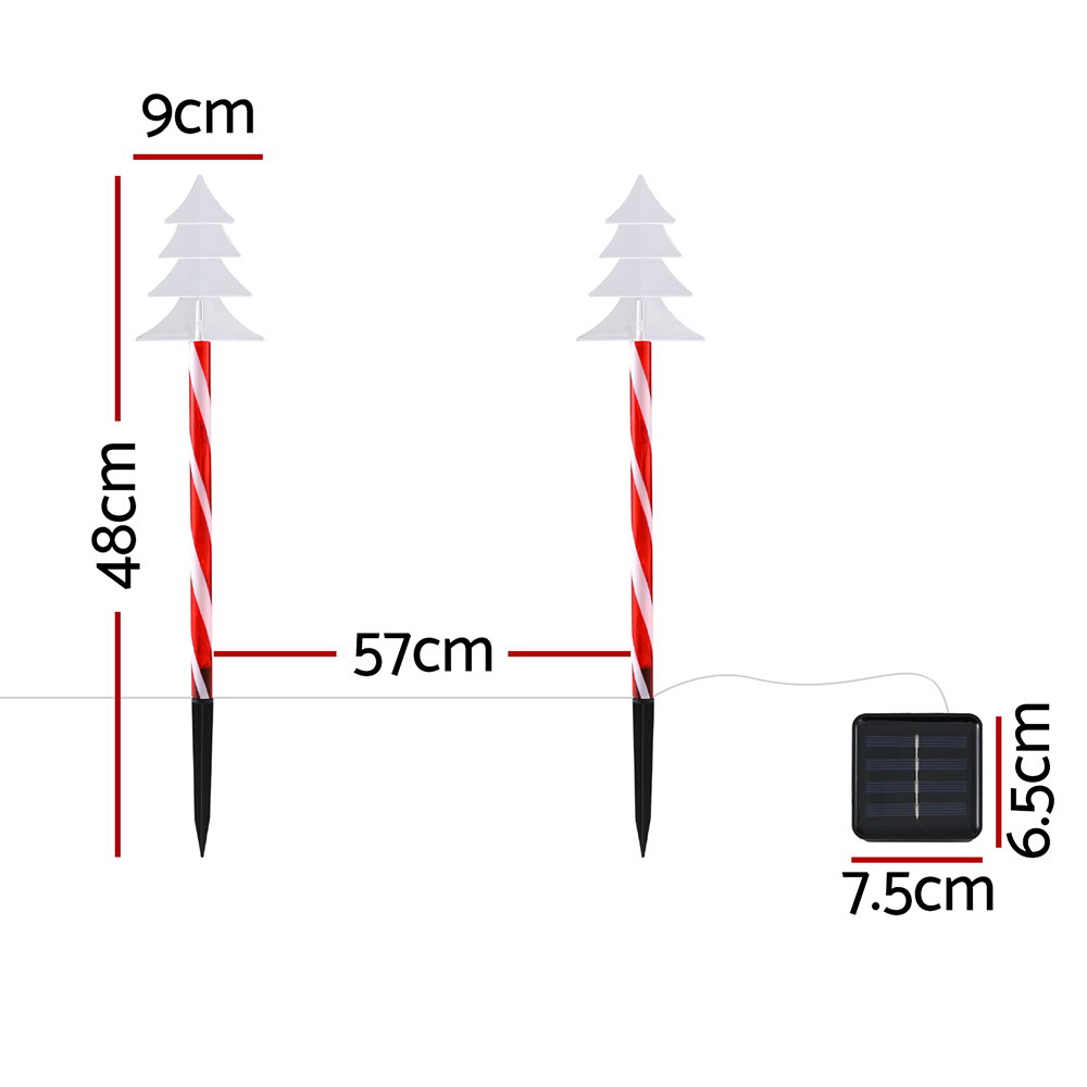 Jingle Jollys 5 PCS Christmas Lights Path Ground Light Garden Decorations 25 LED โ image 2