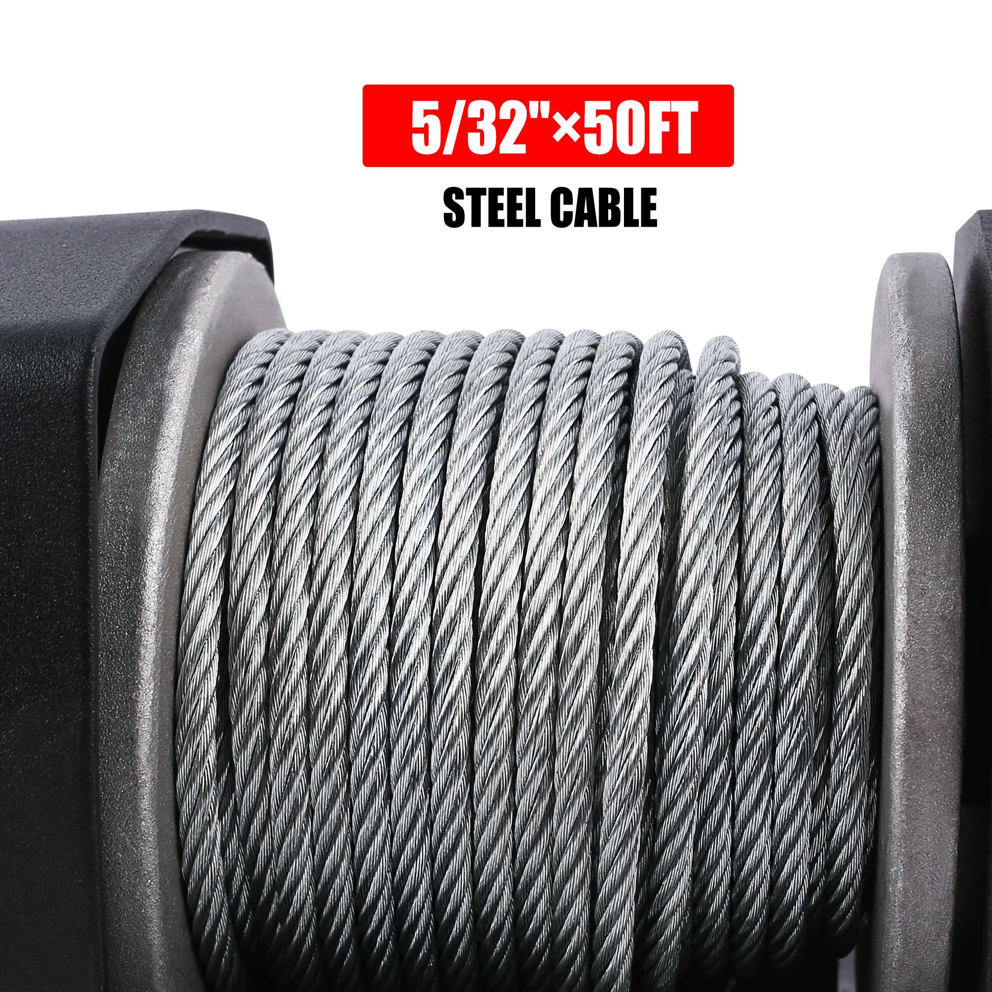 X-BULL2500LBS Electric Winch ATV UTV Boat Tow Winch ATV Winch Kit Steel cable 12V โ image 4