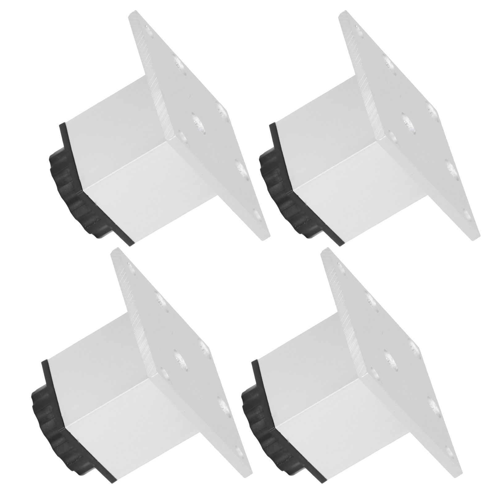 4Pcs Sofa Leg Aluminium Alloy Square Adjustable Cabinet Foot Furniture Hardware Fittings60mm — image 6