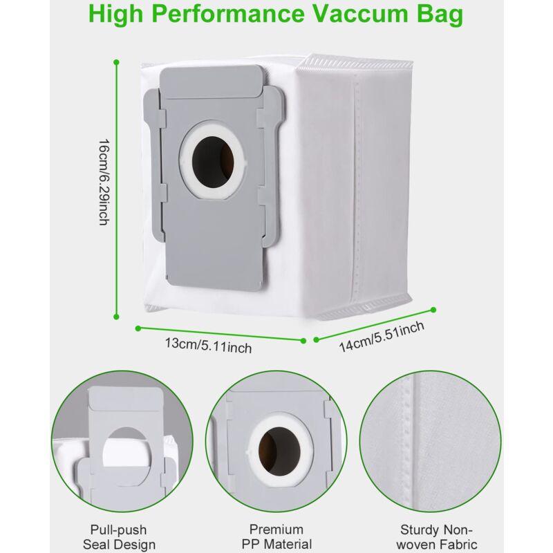 iRobot Roomba Clean Base Vacuum Bags 10-Pack Compatible with i3 i4 i6 i7 i8 j7 S9 E5 E6 E7 — image 2