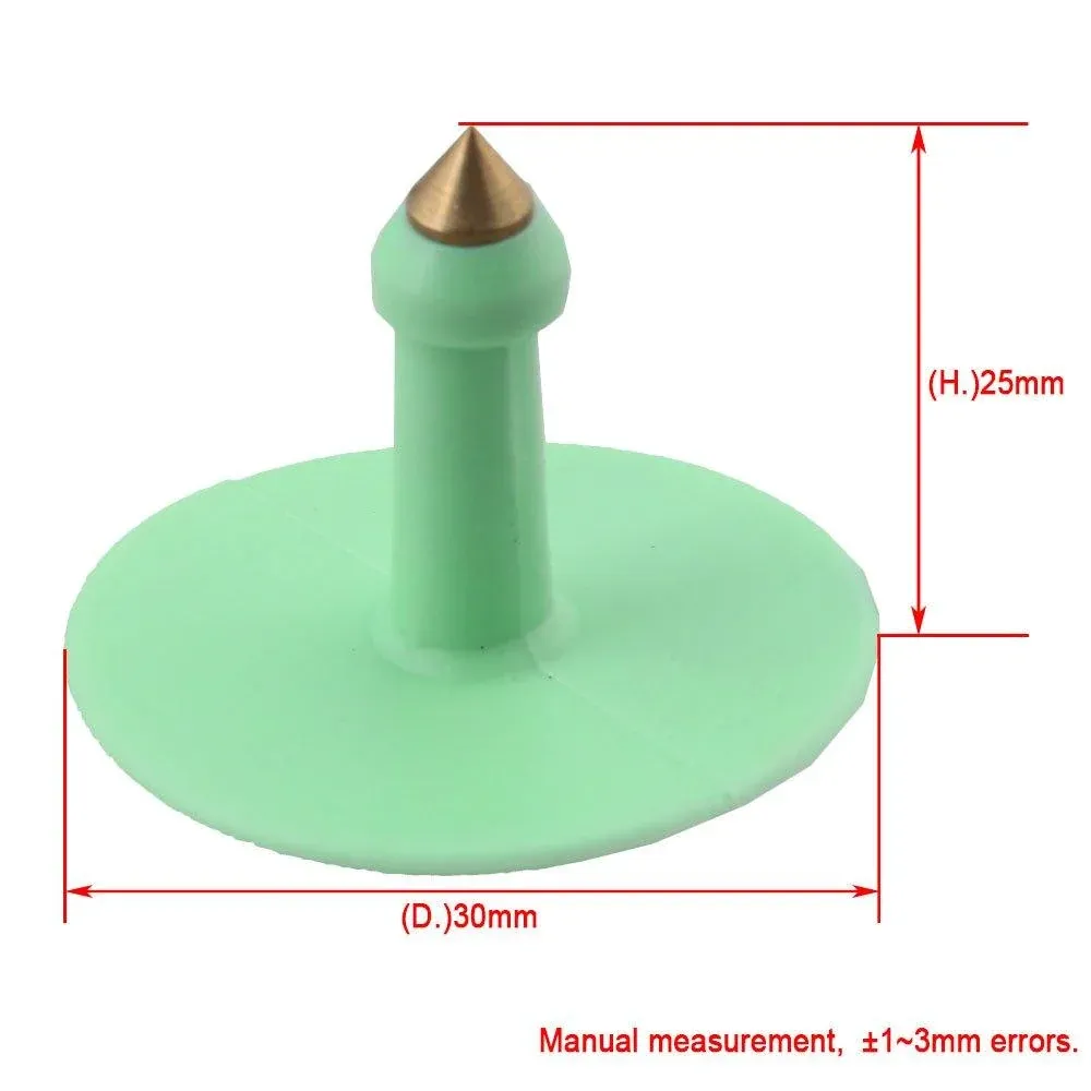 1-100 Cattle Number Ear Tags Set - Round Green Pig Sheep Goat Livestock Label — image 4