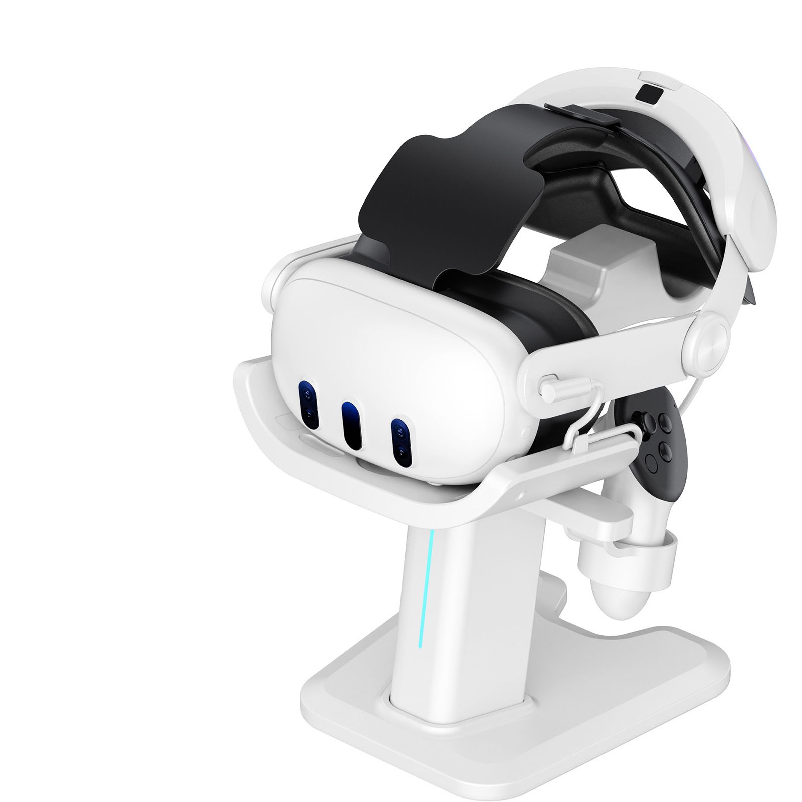VR Display Stand Compatible with Headset Controllers Desk Stand Organizer, Charging Dock Station for VR Headset Accessories โ image 2
