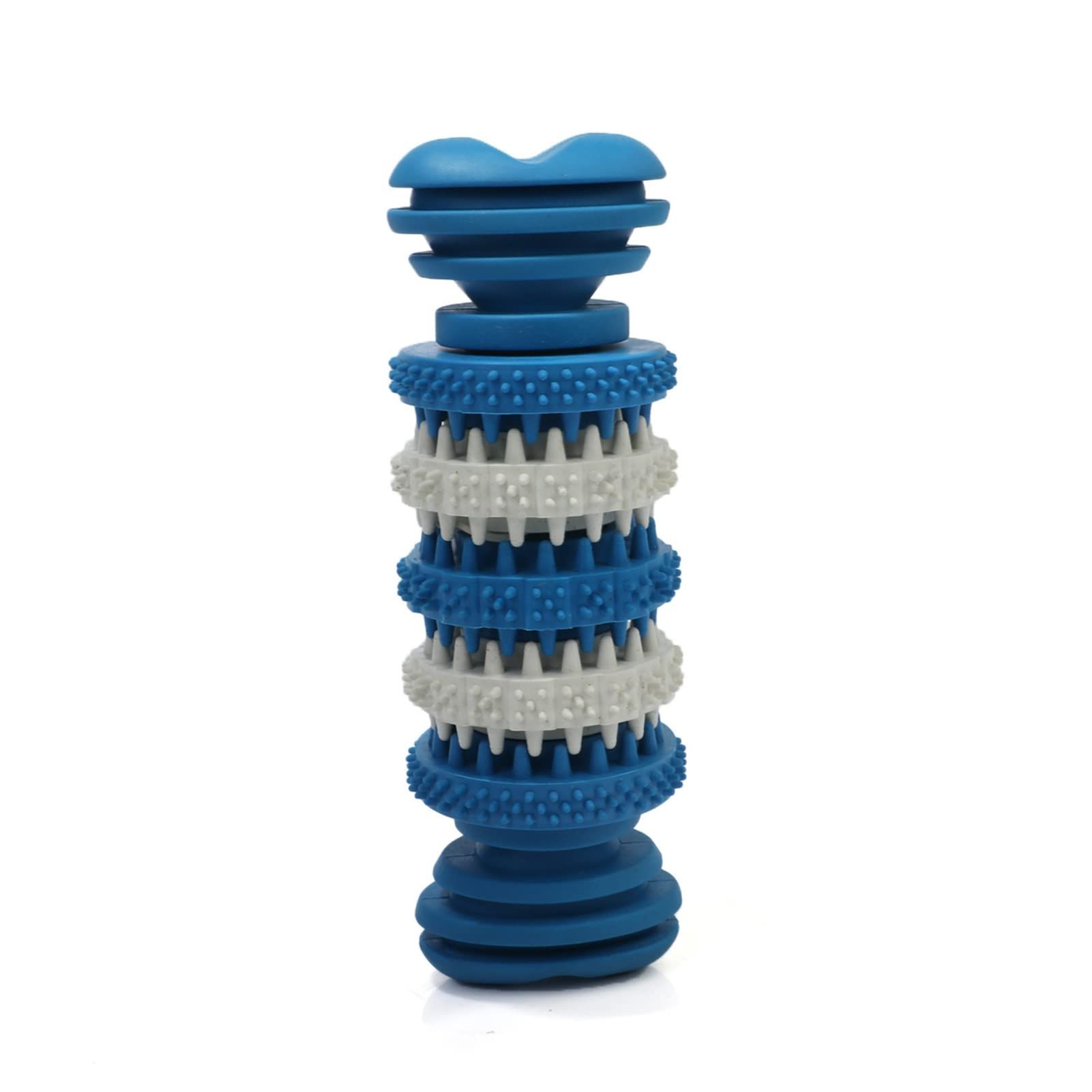 2 pcs Chew Toy for Medium & Large Dogs Natural Rubber Bone Non-Toxic Bite Resistant for Medium and Large Dog Labrador