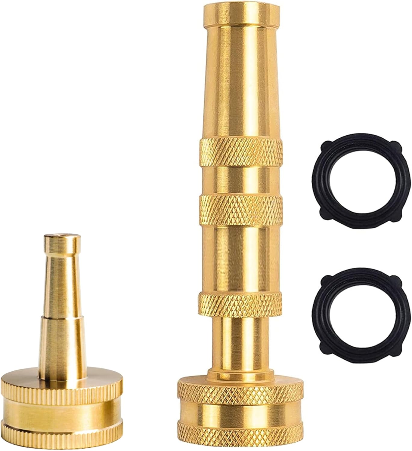 Garden Hose Protector + 4" Twist Hose Nozzle, 2" Jet Sweeper Nozzle — image 6