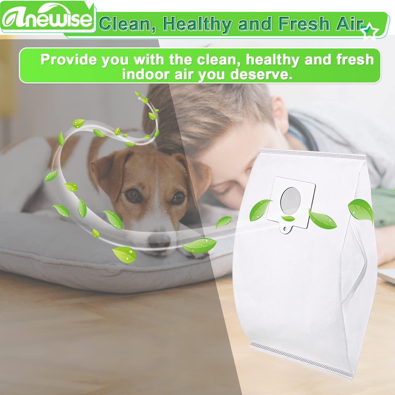 Type Q/C Canister Vacuum Bags 53292 or Kenmore 600 Series 81214 81614 BC4039 400 Series 81414 200 Series 81214 BC4002 700 Series 81714 800 Series Bagged — image 6