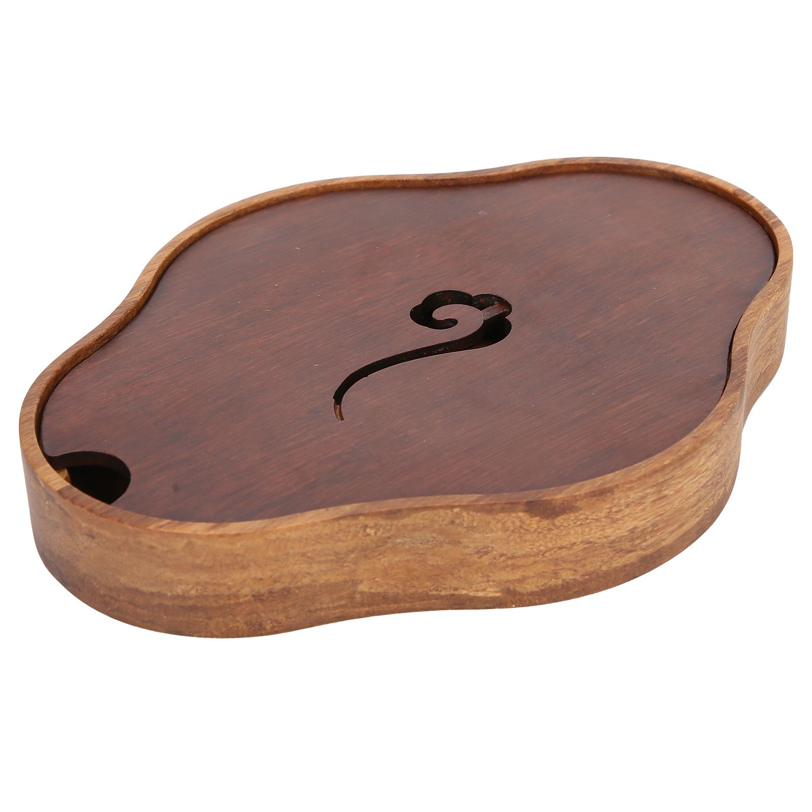Bamboo Tea Tray Chinese Style Teaboard Serving Tray Box for Kungfu Tea Set Tearoom Supplies β image 2
