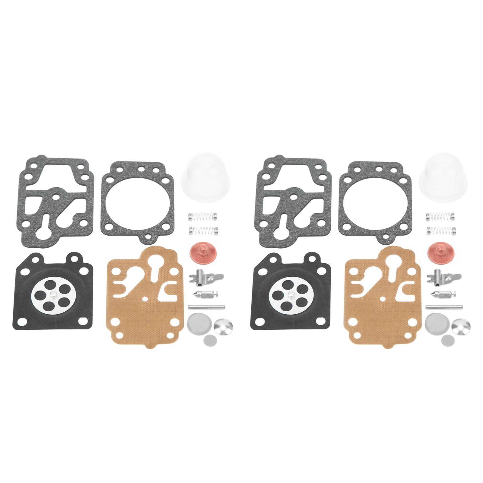 2 Sets Carburetor Diaphragm and Gasket Paper Iron Rubber Carburetor Repair Kit for Walbro 40 5 Chain Saw โ image 5