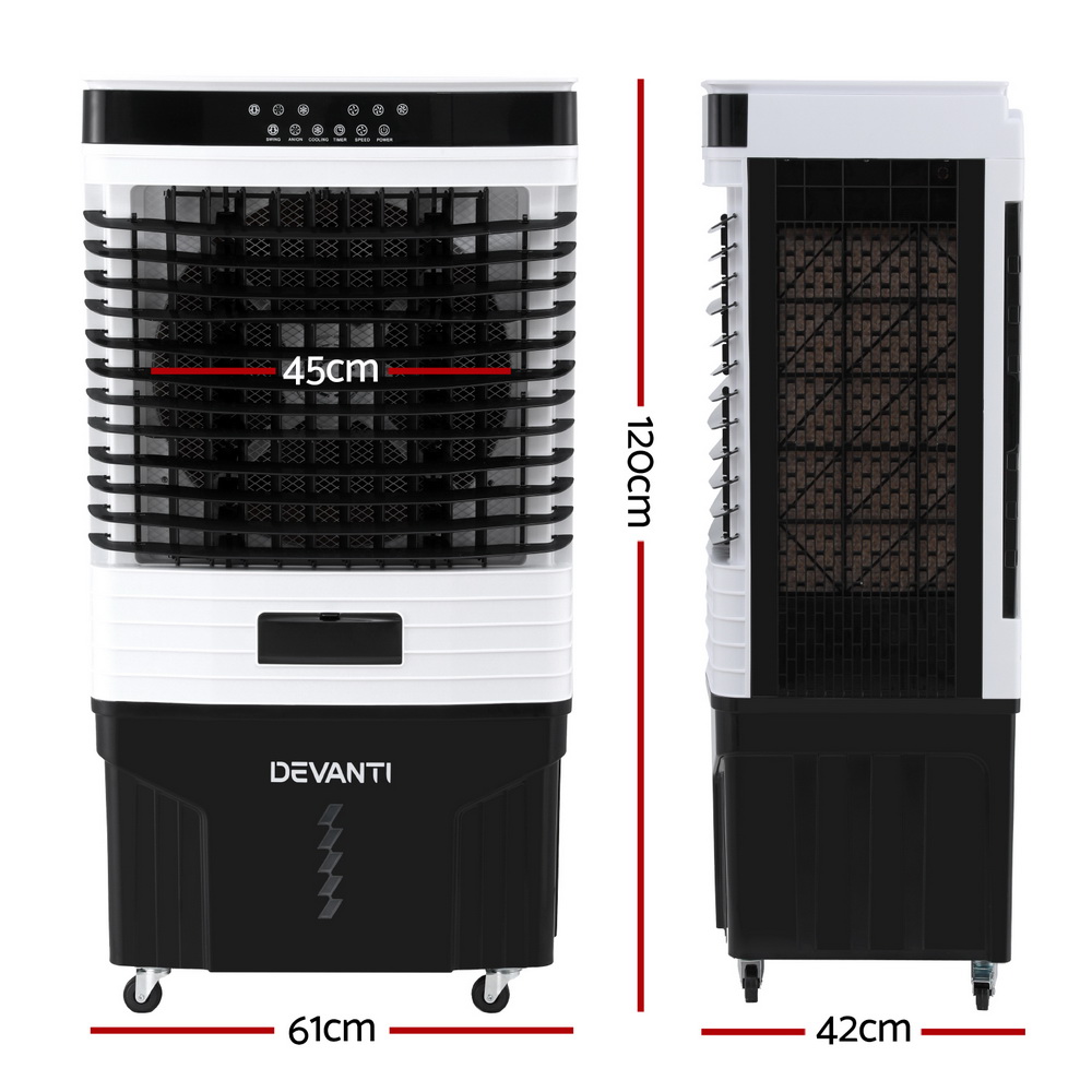 Devanti 60L Evaporative Air Cooler Conditioner — image 2