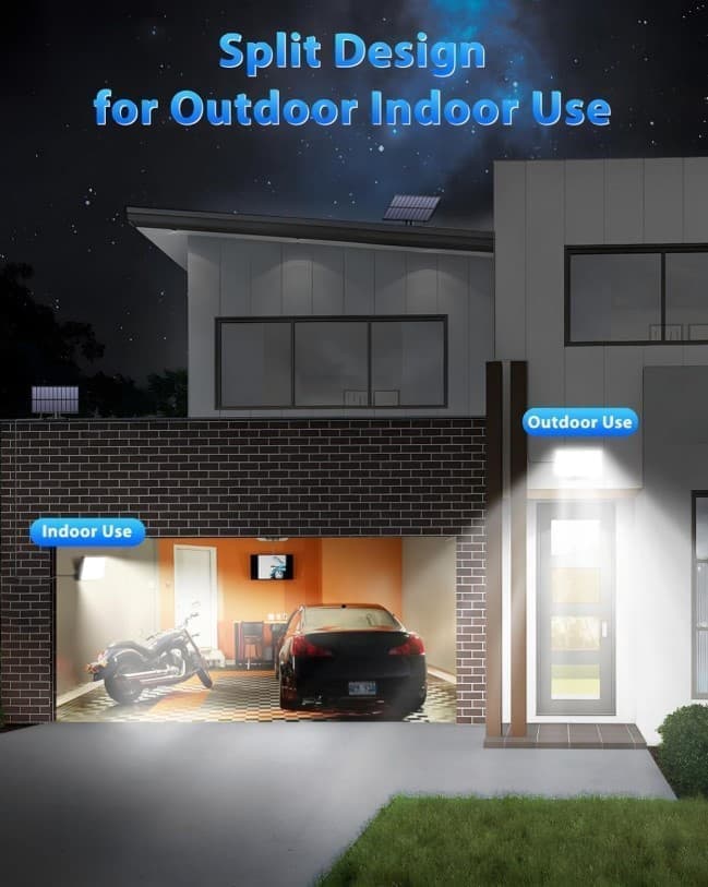 172 LED Solar Light Outdoor with Motion Sensor, IP65 Waterproof, 3 Modes for Garden and Driveway — image 3