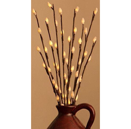 10 Sets of LED Light Bunch Stem - Warm White BATTERY fairy lights - 50cm high 20 bulbs/petals โ image 3