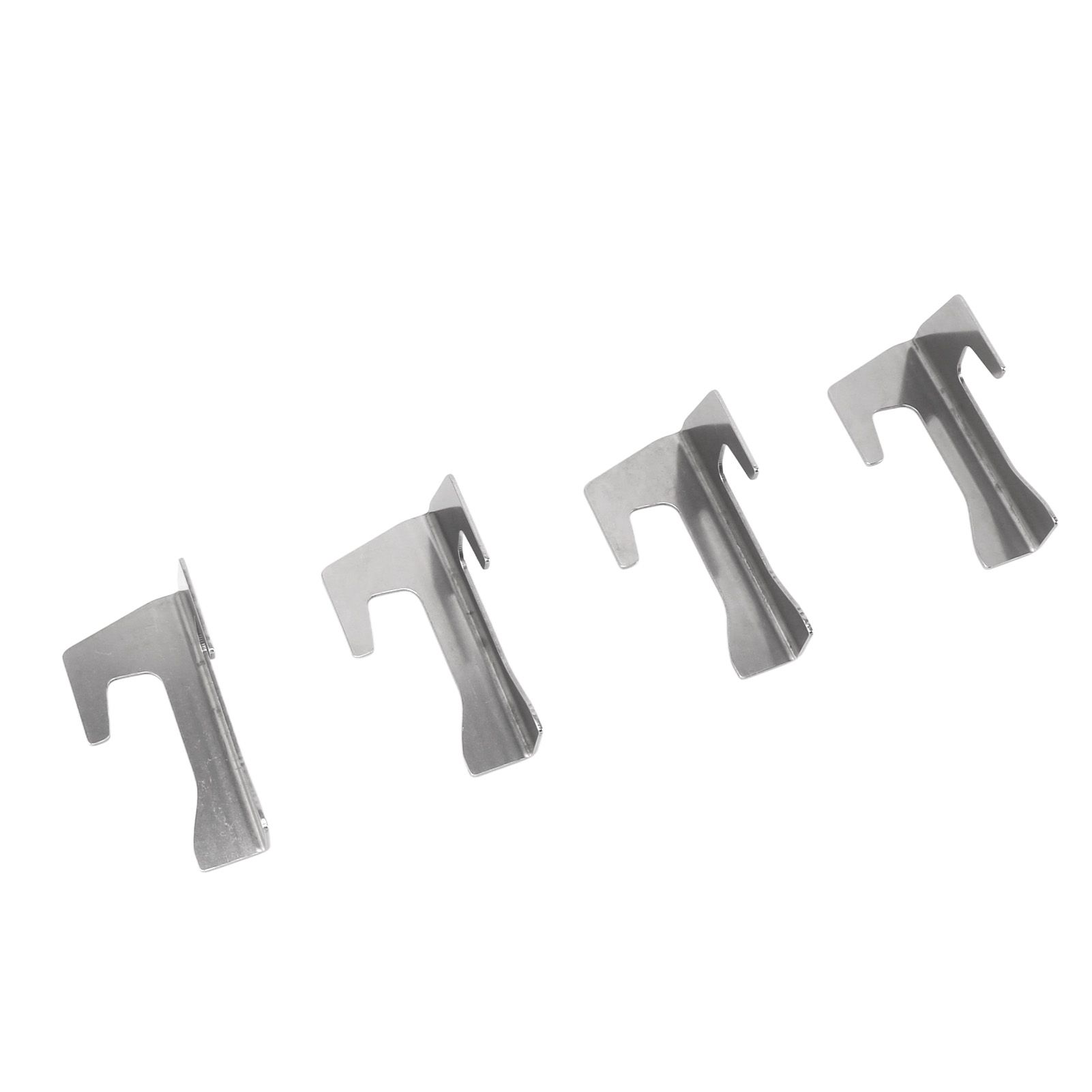 4 PCS Grill Heat Plate Spacers Easy To Install Rustproof Universal Stainless Steel Grill Flame Tamers Burner Covers — image 2
