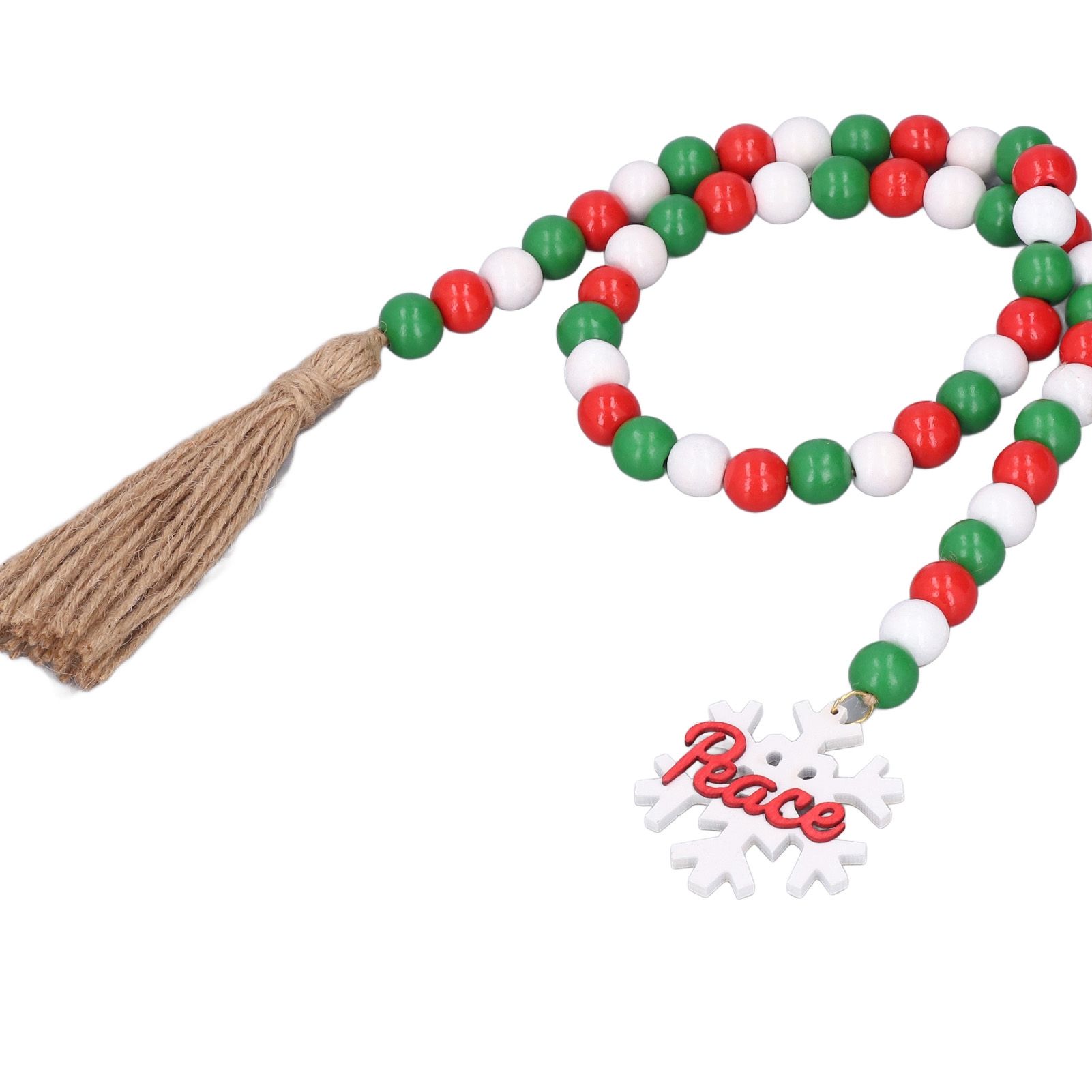 Wooden Beads Garland Colorful Premium Material Durable Vibrant Colors Wide Application Decorative Beads โ image 5