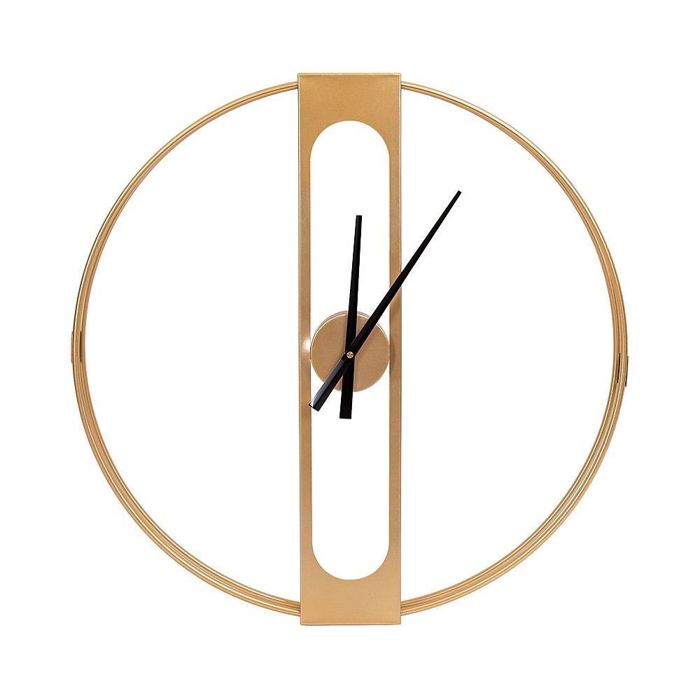 Gold Clover Metal Wall Clock — image 6