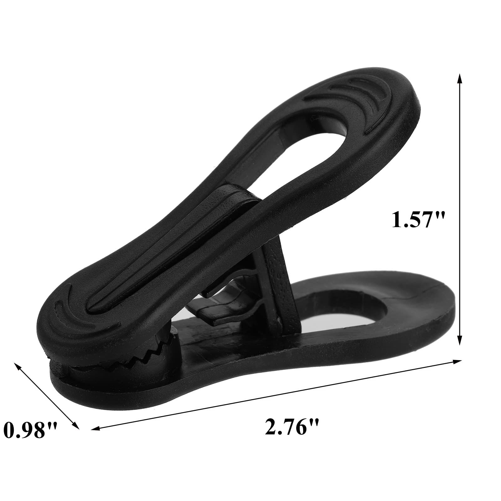 50 Pieces Hanger Clips for Hangers, Strong Pinch Easily Clip on Clothing Pants, Multi-Purpose Kids Plastic Finger Clips โ image 2