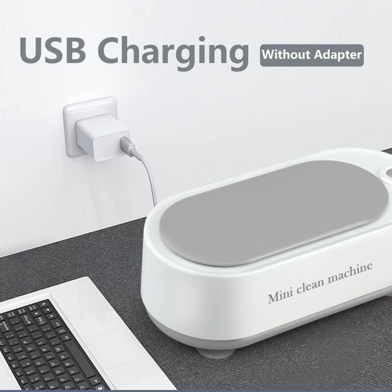 Ultrasonic Cleaner 350Ml Glasses Cleaner Ultrasonic Bath For Glasses Jewelry Watches Rings Necklaces Razors Dentures โ image 4