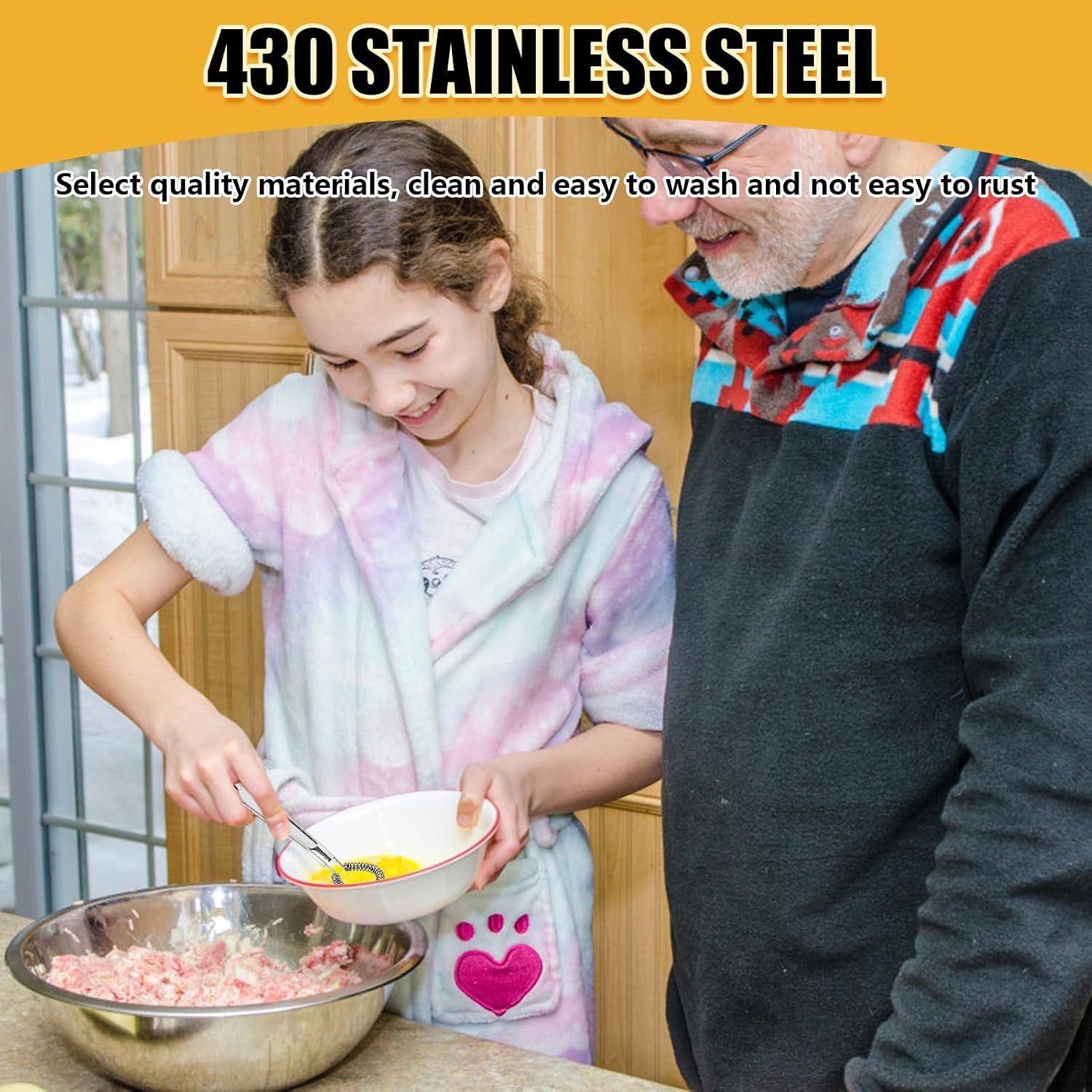 2 Piece Stainless Steel Kitchen Scrubbers Food Grade โ image 5