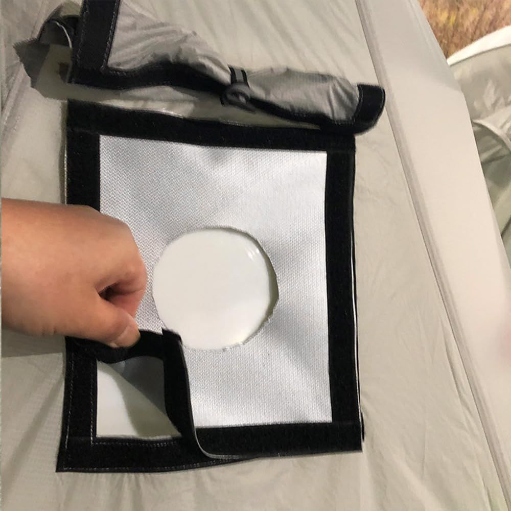 Tent Stove Jack, Heat-Resistant Stoves Jack Kit Removable Tent Chimney Anti-scald Ring with Waterproof Cover for Camping Tents — image 3
