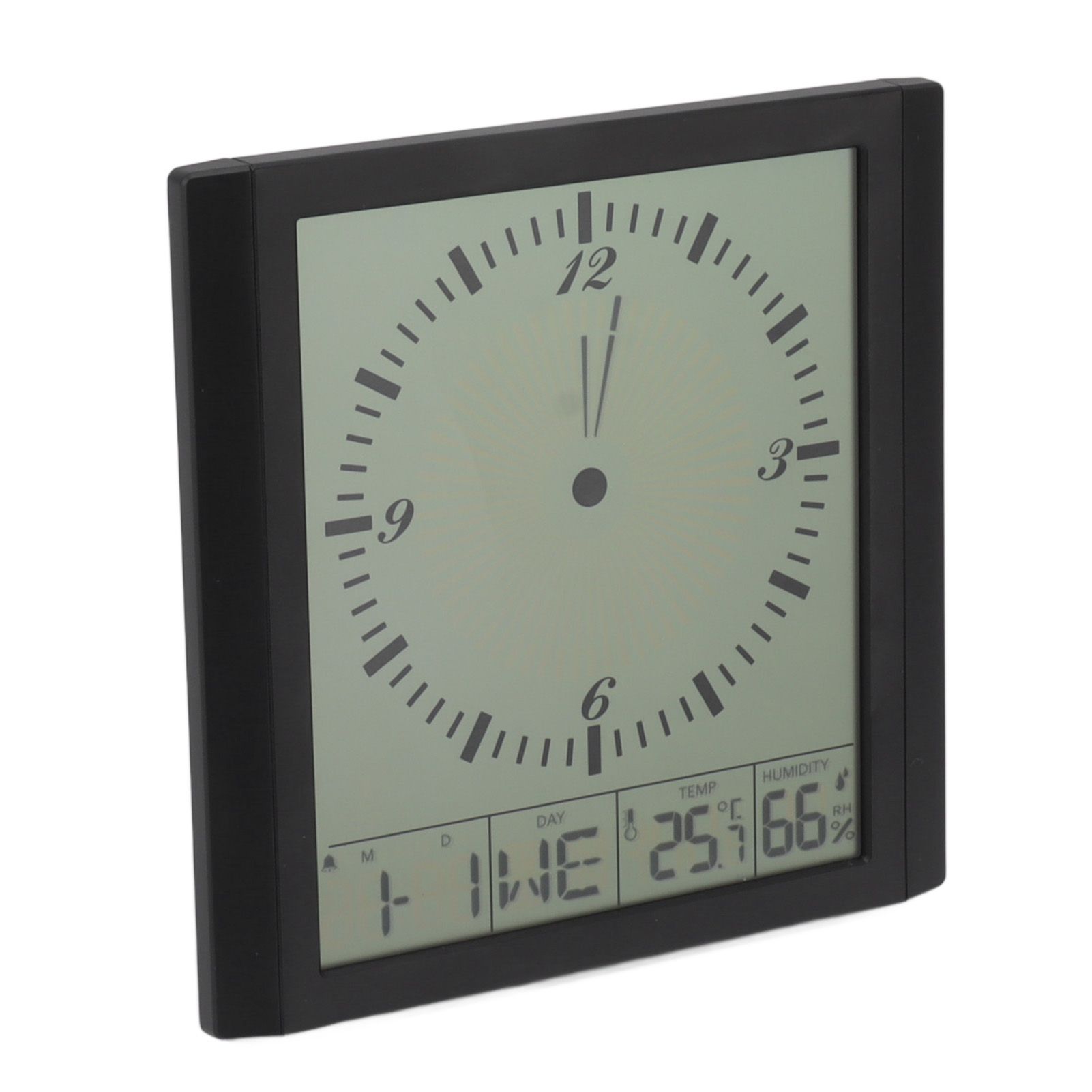 Wall Mounted Digital Display Clock 8.6 In Multifunction Large Digital Wall Clock Thermometer Hygrometer for Bedroom — image 5