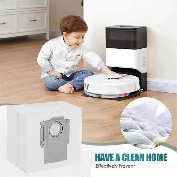 Roborock Q8 Max Q8 Max+ Q5 Pro Q5 Pro+ Compatible Vacuum Cleaner Bags 8PCS Replacement Accessories — image 4