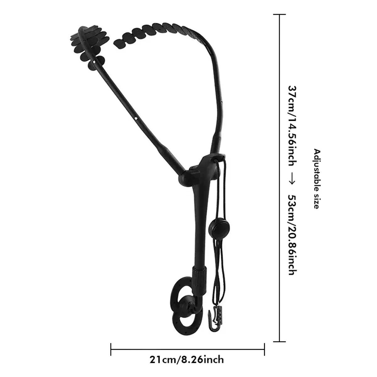 Saxophone Strap Double Shoulder Adjustable Neck Hanging Strap For Musician Use β image 3