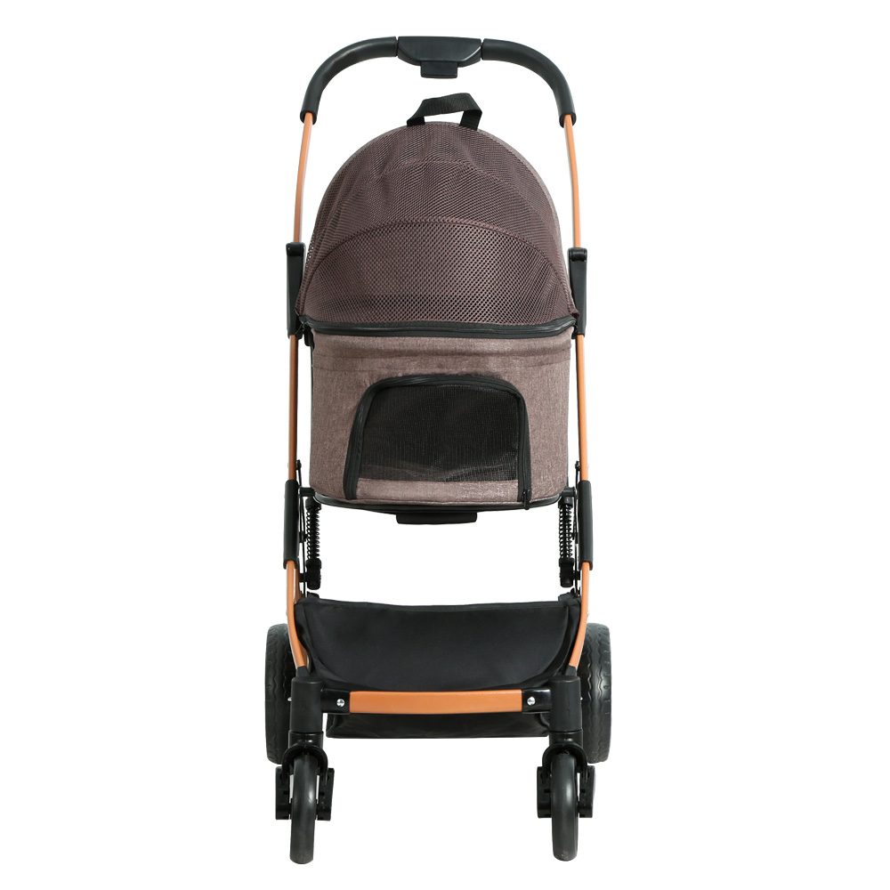 i.Pet Pet Stroller Dog Pram Large Cat Carrier Travel Foldable 4 Wheels Pushchair Double โ image 4