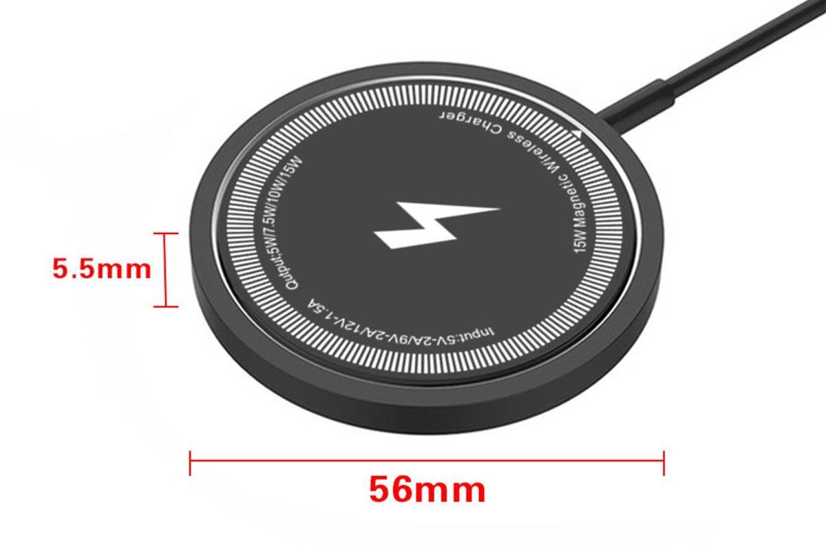 Magsafe Wireless Charger for iPhone 16 15 14 13 12 Fast Charger -Black — image 6