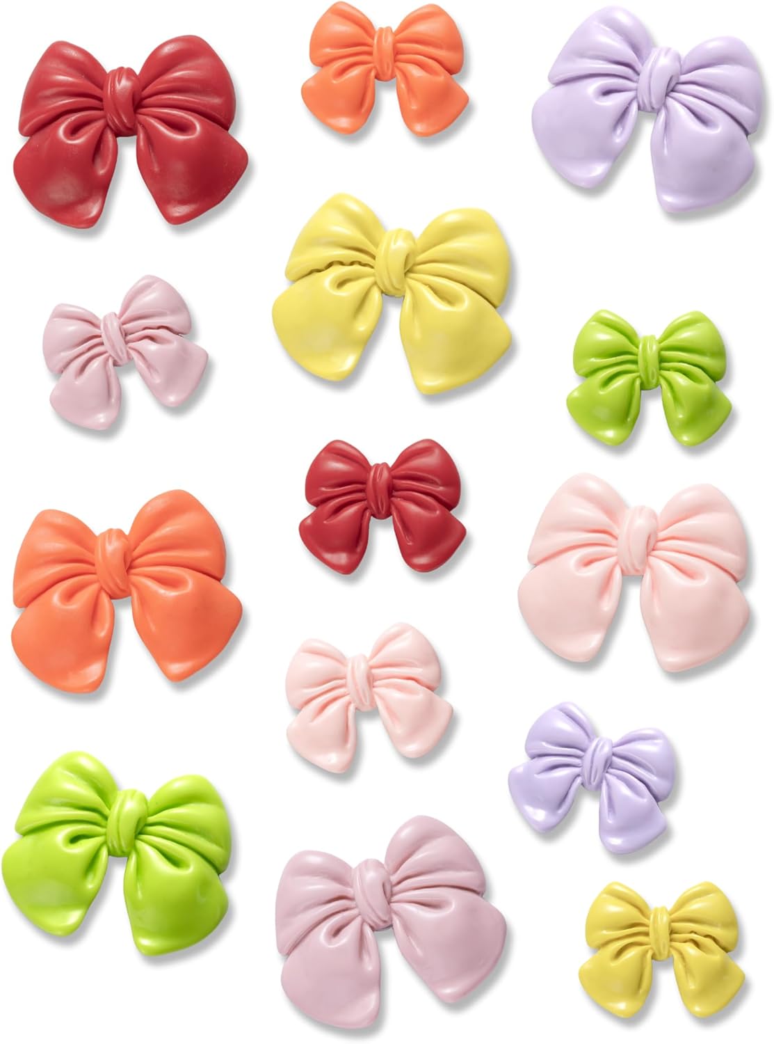 12Pcs Smile & 14Pcs Bow Magnets, Colorful Magnets for Whiteboard Cabinet Locker, Resin Decorative Magnets for Classroom Kitchen Office — image 4
