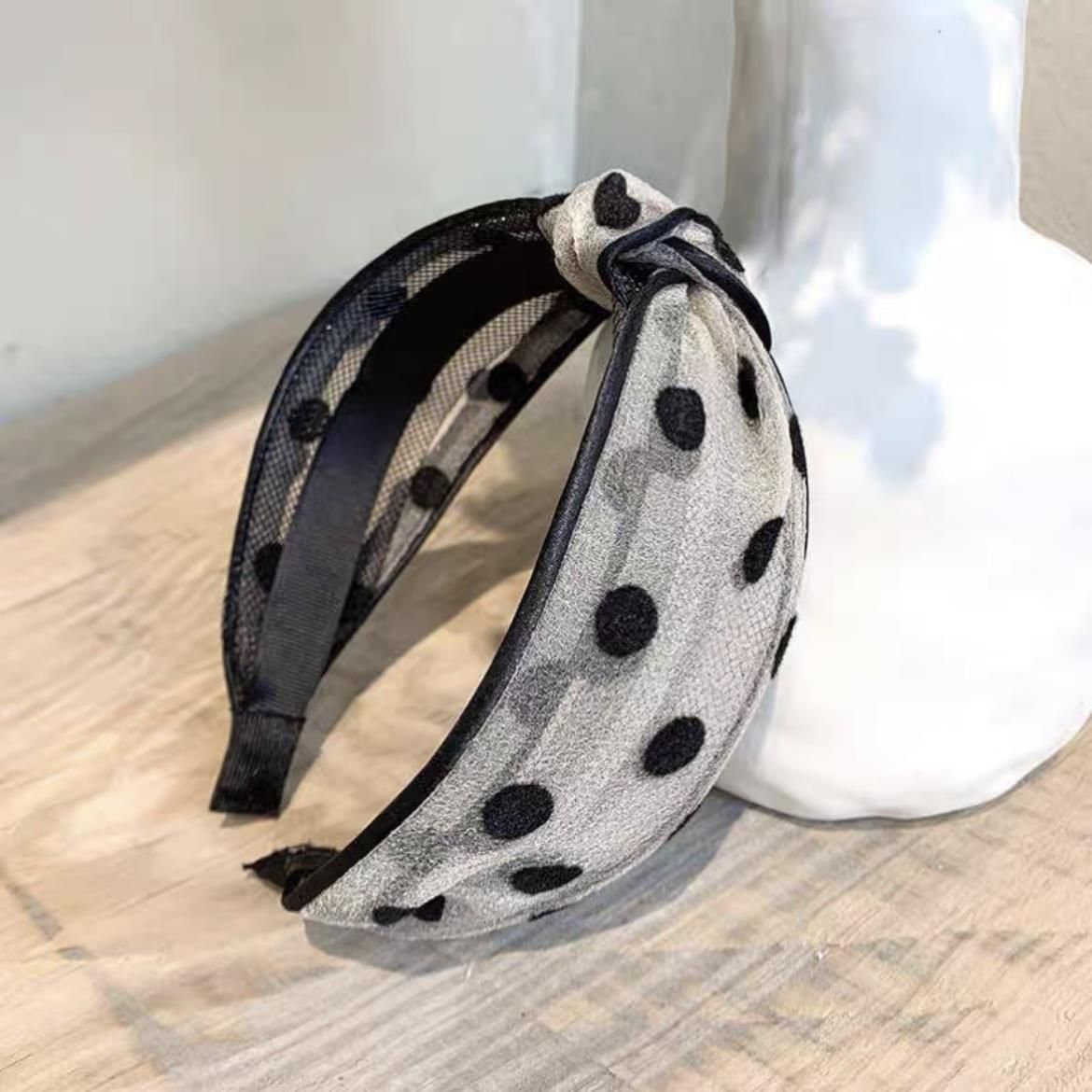 3 Pcs Fashion Hair Hoop Veil Design Headbands Cross Knot Bow Hairbands Hair Accessories for Women Teens Elderly โ image 2