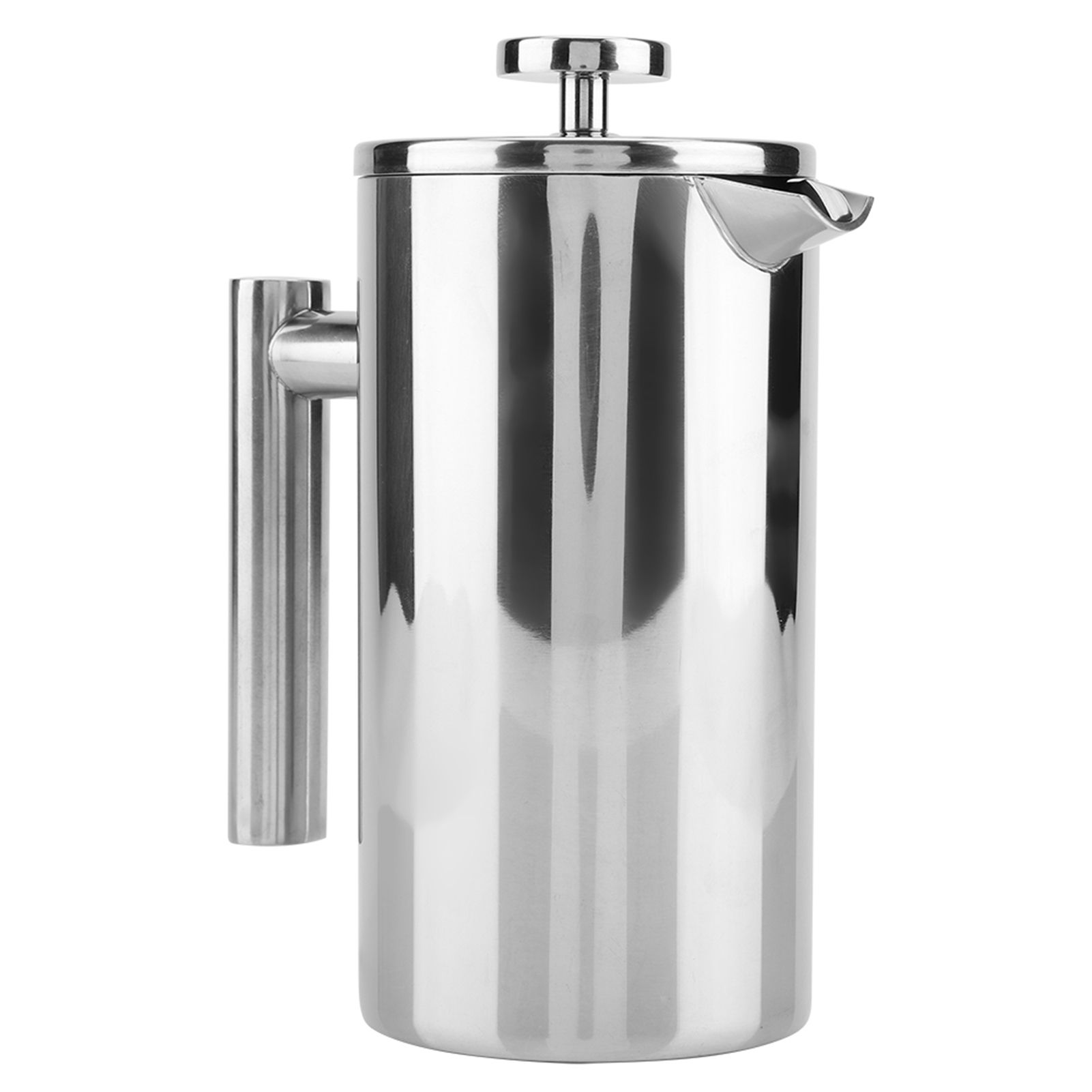 Double Walled Stainless Steel Coffee Maker French Press Tea Pot with Filter (1000ML) — image 4