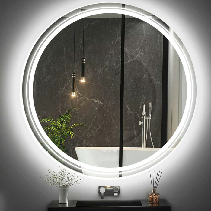 Interior Ave - 90cm Round Frameless LED Bathroom Mirror — image 3