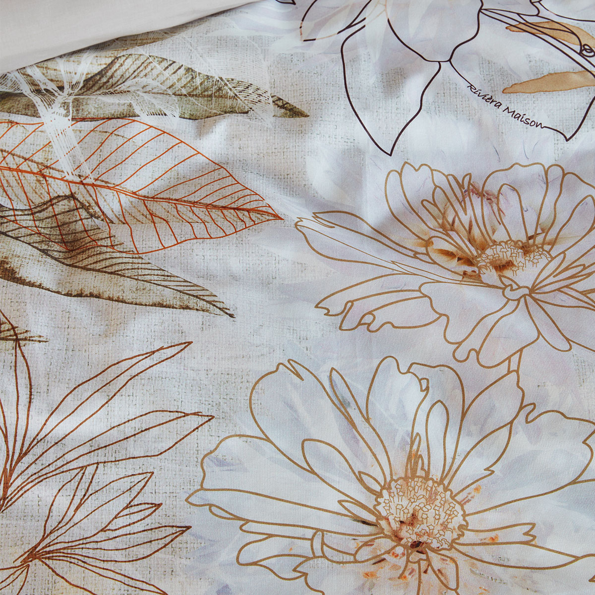 Riviera Maison Everlasting Natural Cotton Quilt Cover Set Queen — image 3