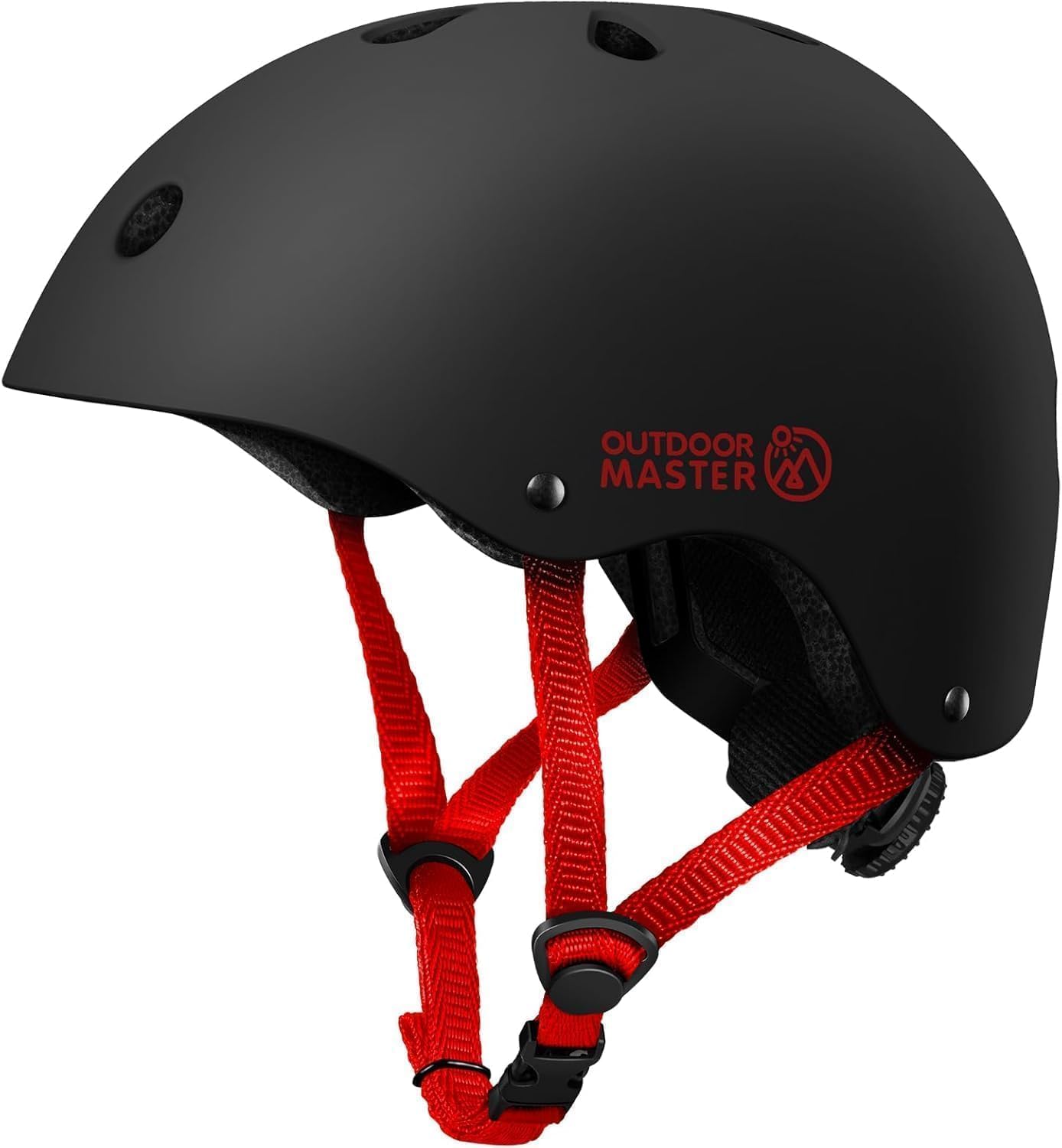 OutdoorMaster Youth & Kids Bike Helmet - Adjustable Multi-Sports Skateboard Helmet with Removable Liners for Balance Bike, Toddler Scooter, One Wheel