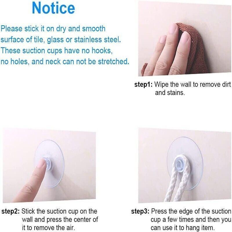 20Pcs 20/40Mm Suction Cups Caps Suckers Aquarium Fish Tank Glass Hanger Pads - 40MM — image 5