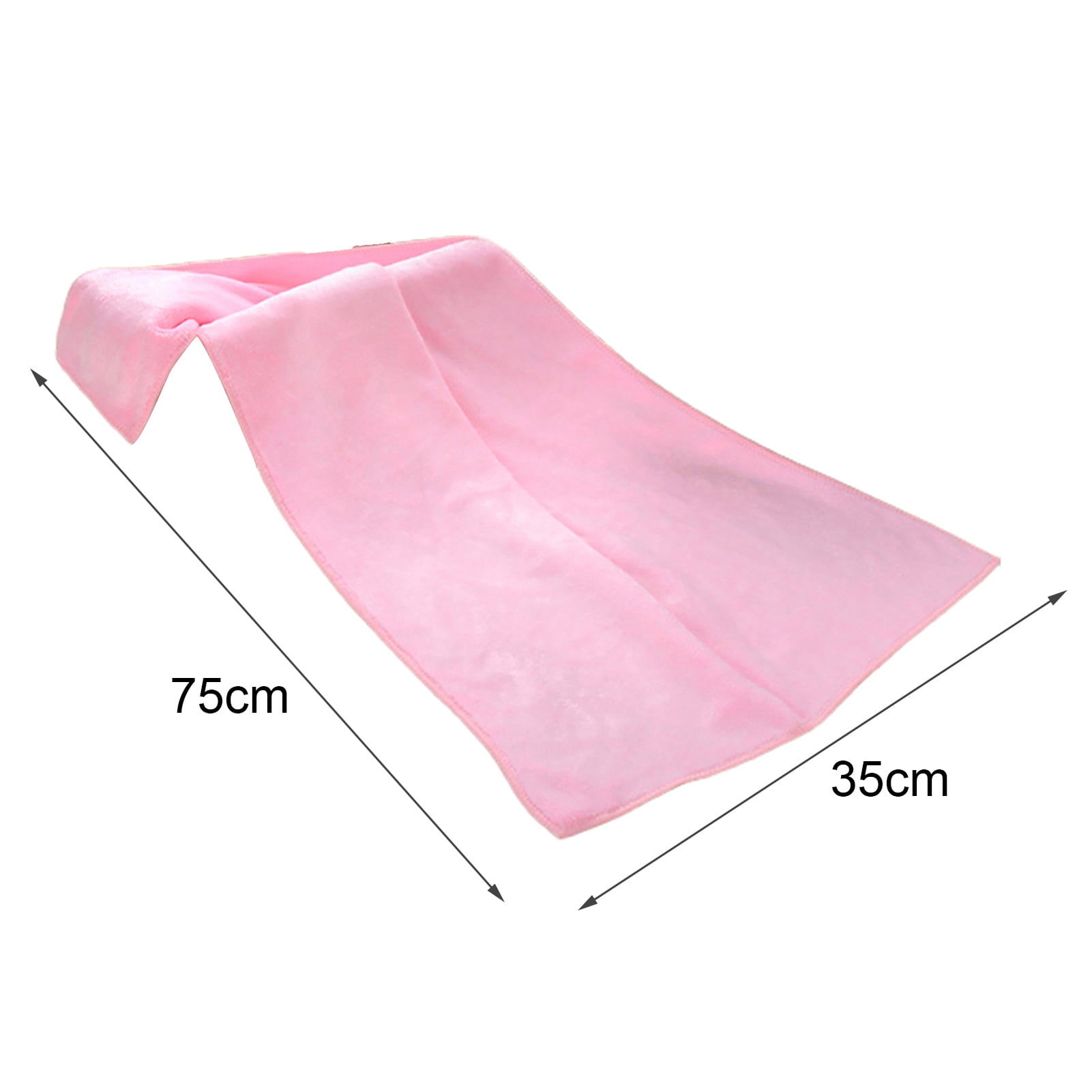 1Pc Microfiber Hair Towel Soft Super Absorbent Microfiber Hair Towel Wraps Women for Gym Light Pink — image 5