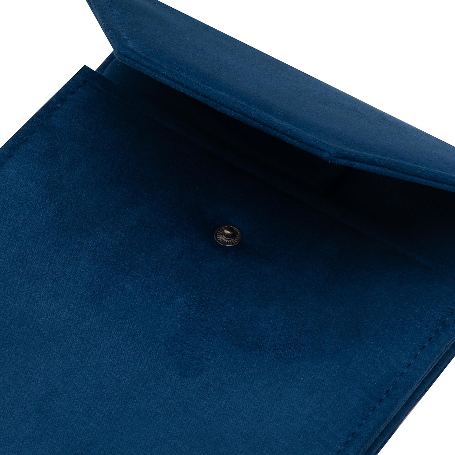 Pendant storage bag, necklace, jewelry travel folder, jewelry gift bag, ladies' holiday birthday gift (dark blue) — image 2