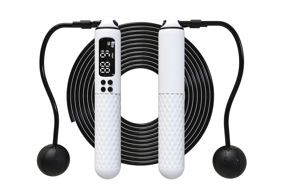 Smart Digital Jump Rope for Accurately Counts Jumps Sets Goals and Monitors Progress -Black โ image 6