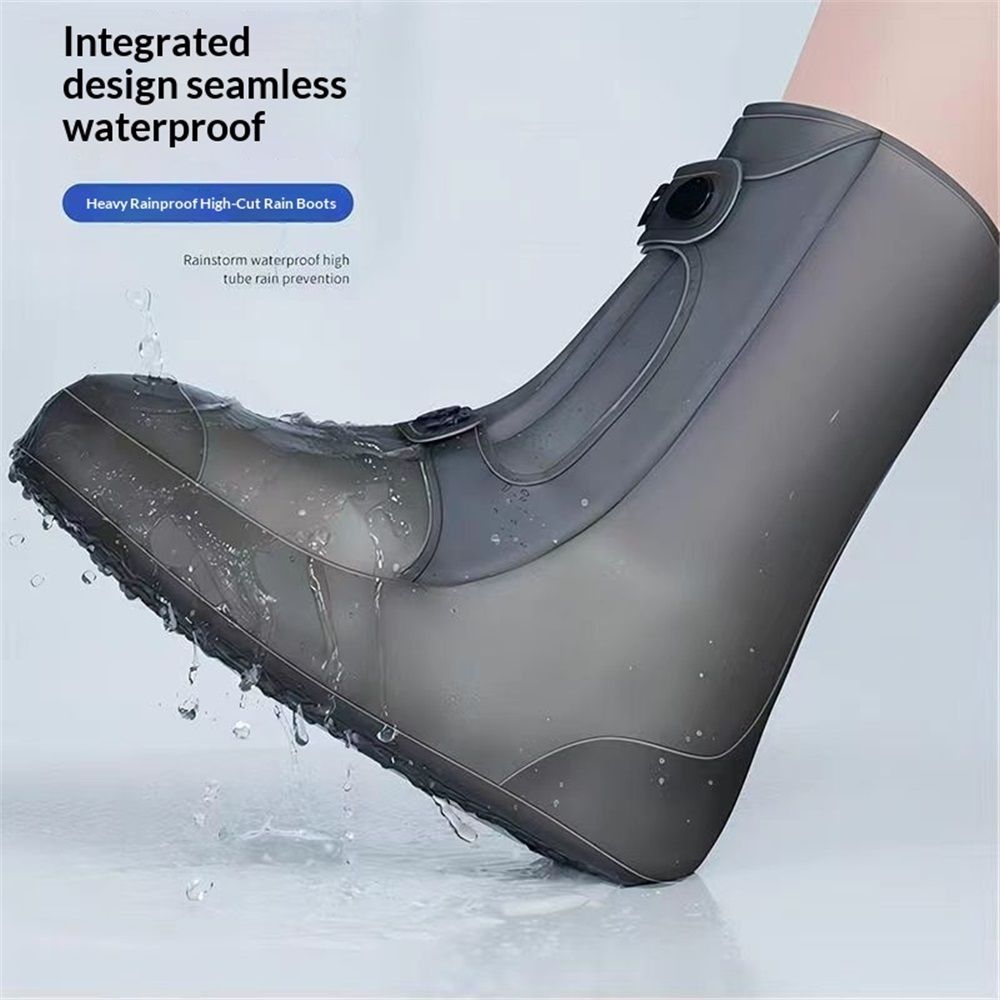 Rain Shoe Covers | Waterproof Shoe Covers for Men Women | Reusable Galoshes Overshoes Over Shoes (38-39,L) — image 4