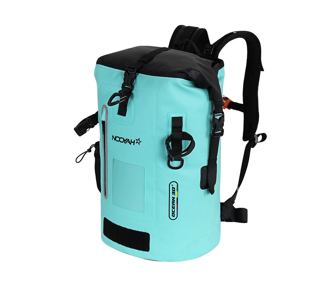 NOOYAH IPX8 Waterproof Bike Cycle Outdoor Sports Backpack Double-Layer Waterproof Bag MINT GREEN — image 2