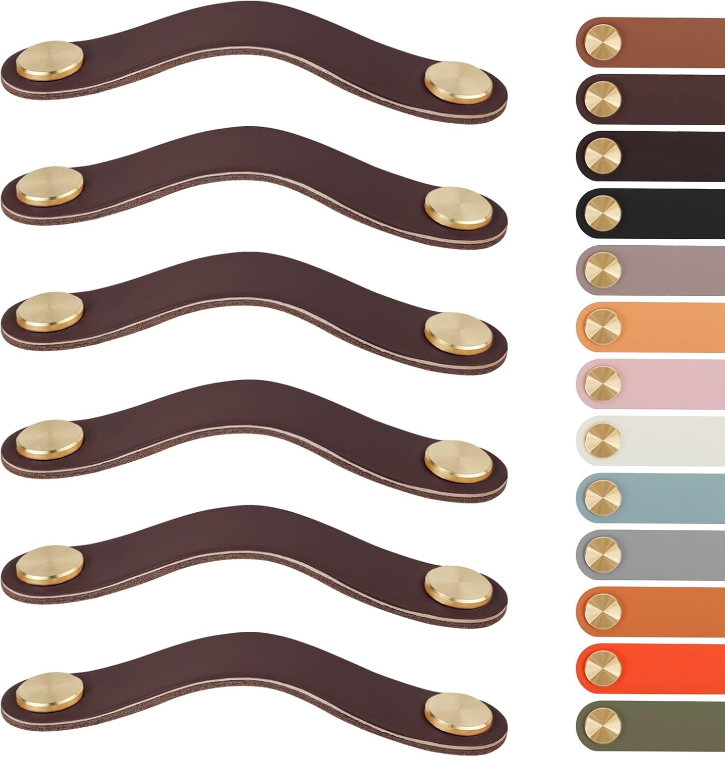 Leather Handles - Furniture Handles - Kitchen Handles - Door Handles - Cabinet Handles - Drawer Knobs - Furniture Hardware - Kitchen Hardware - Handles
