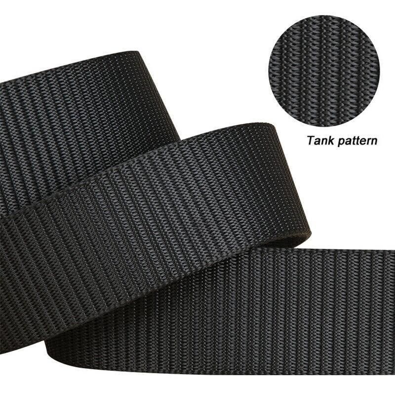 Mens Canvas Outdoor Tactical Belt Heavy Duty Army Waist Web Strap Waistband Hot - Khaki โ image 4