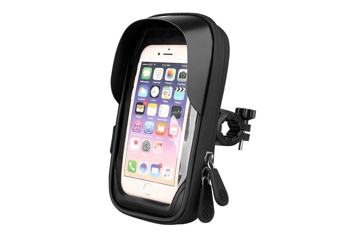 Bike Frame Bag Waterproof Bike Phone Mount Holder Bikes Accessories Gifts - Black โ image 2