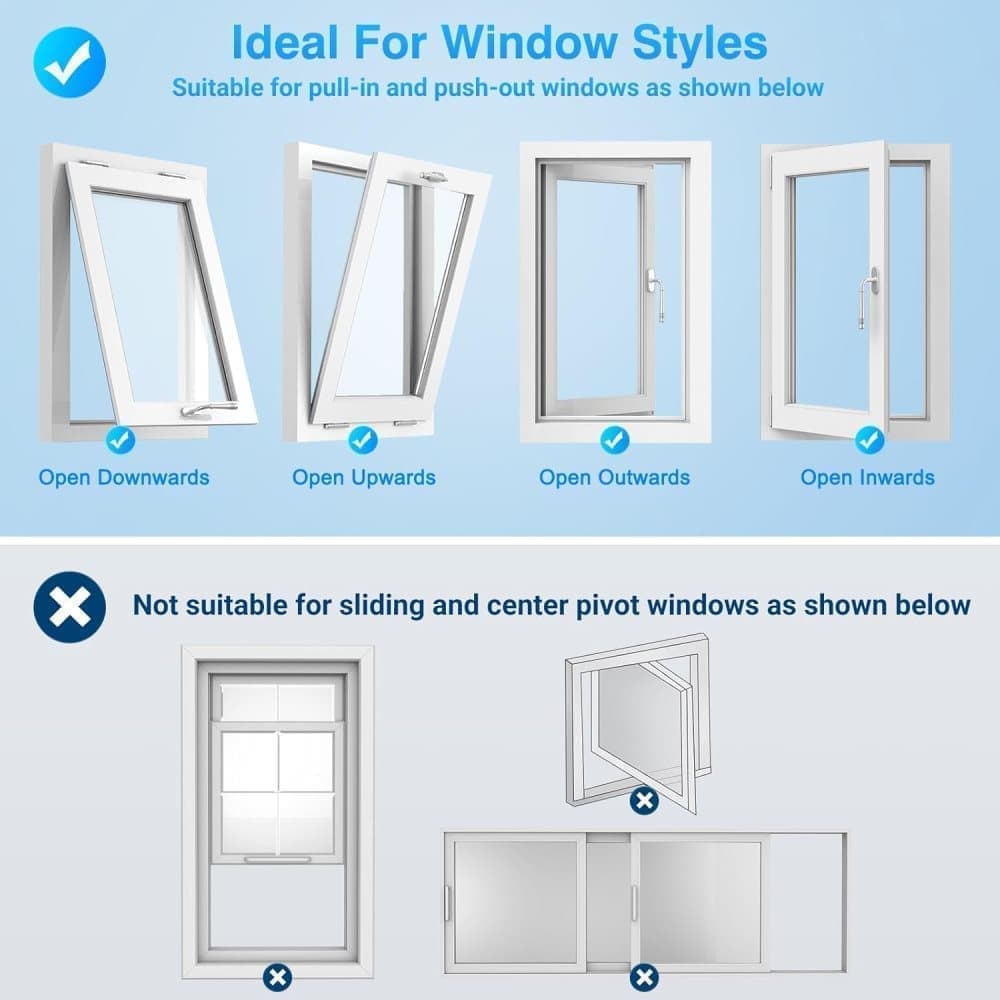 Window Seal for Portable AC, 500 x 38cm, Sealing Cloth with Zipper and Tape, Compatible with All Mobile Air Conditioners — image 4