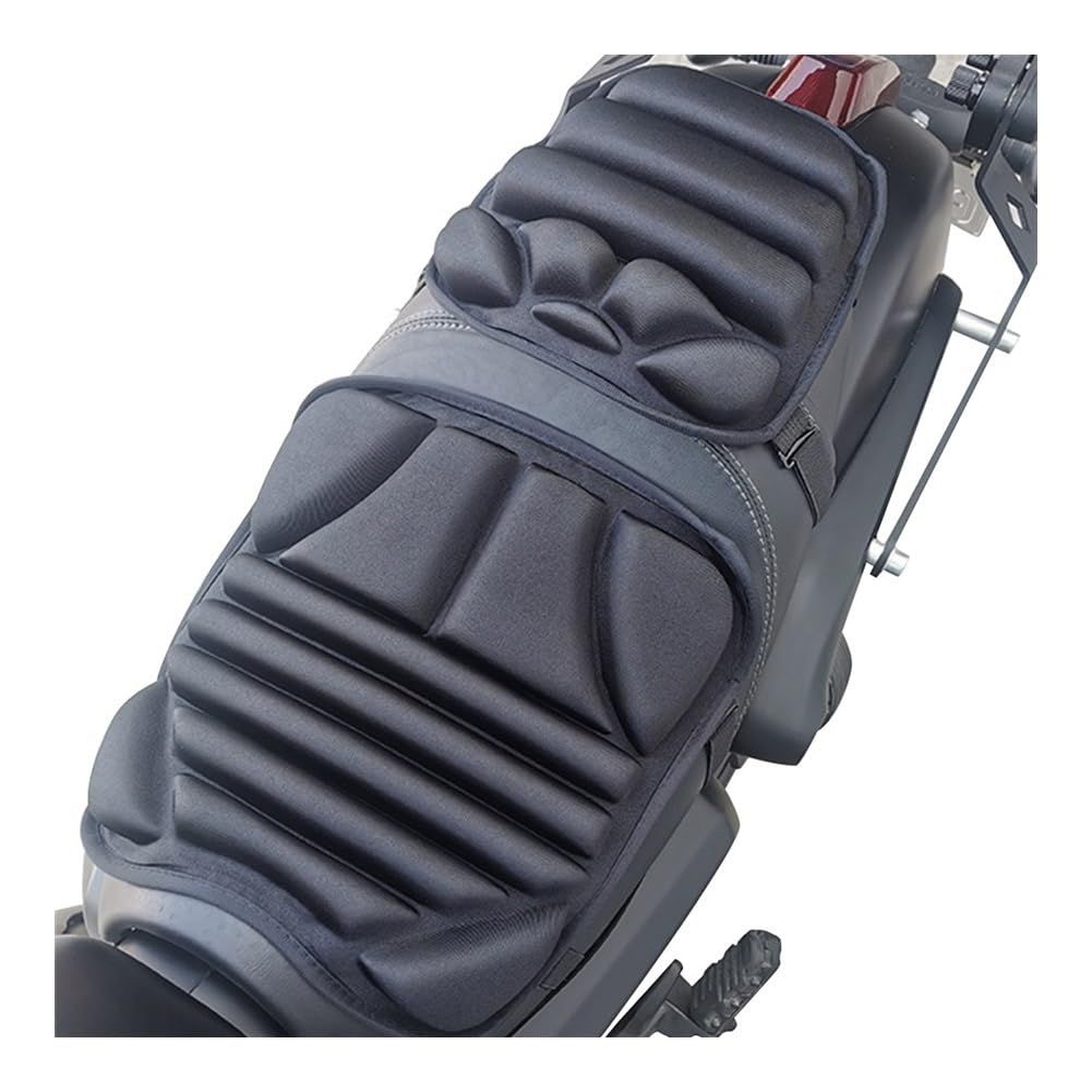 Protective Seat Cover 2 Pcs Motorcycle Seat Pad Motorcycle Pad Cushion Seat Breathable Universal Shock-Absorbing Seat Cover โ image 2