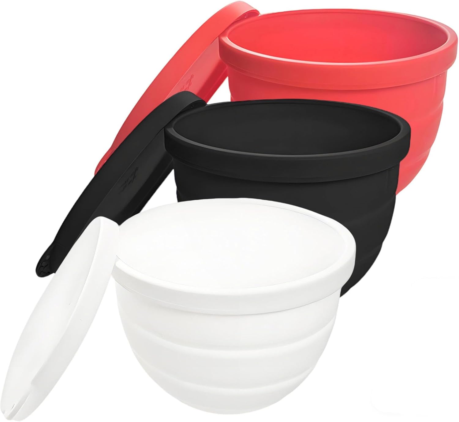 Silicone Bowl Liner for 4.5–5-Quart Stand Mixer – Food-Grade, Collapsible, Non-Stick Replacement Inner Bowl with Lid, Dishwasher Safe, Oven & Fridge Ready