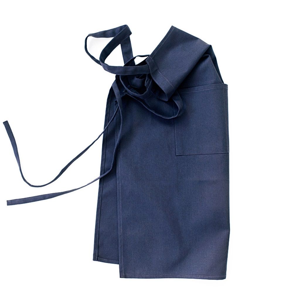 Cooking Apron with 2 Pockets Kitchen Chef BBQ Adjustable Bib Aprons for Women Men Sleeveless canvas apron painting baking pottery coffee — image 3